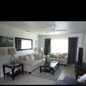 ***SOLD***Elegant Hookless Gray Curtains for Home Decor 54"x80" 4 Panels.